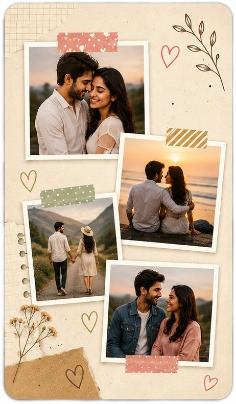 Personalised PVC photo card example